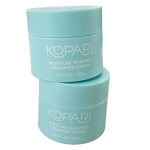 Two Travel Size Kopari Moisture Whipped Ceramide Creams - 0.7 FL oz